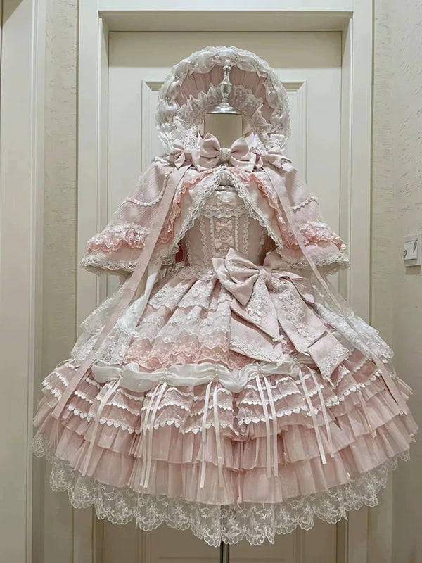 White Sugar Girl - Fateful Love Song - Embroidered Sweet Lolita