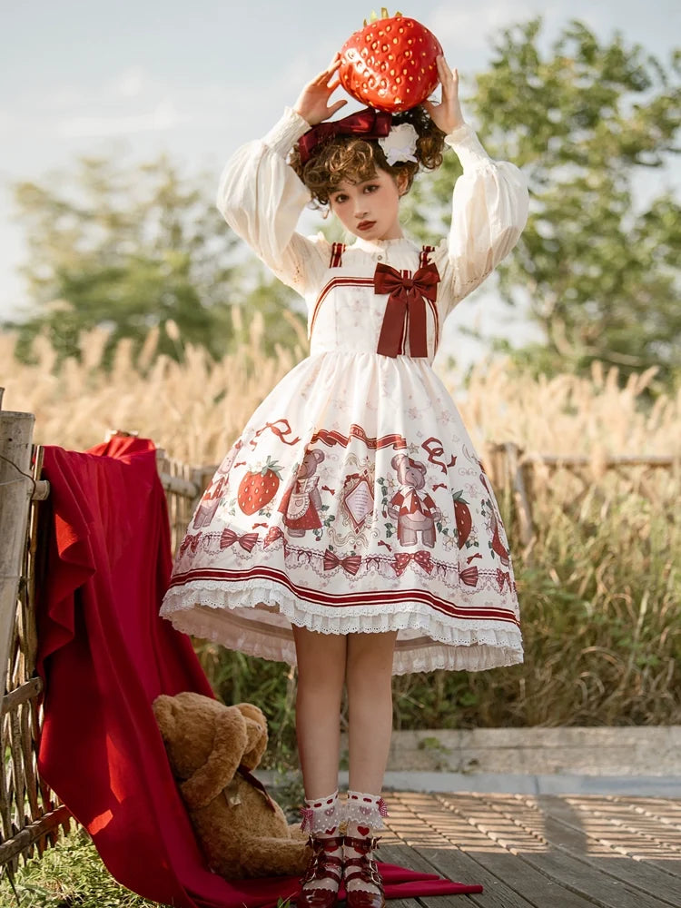 Your Princess - Winter Gift - Kawaii Lolita JSK and Coat Set