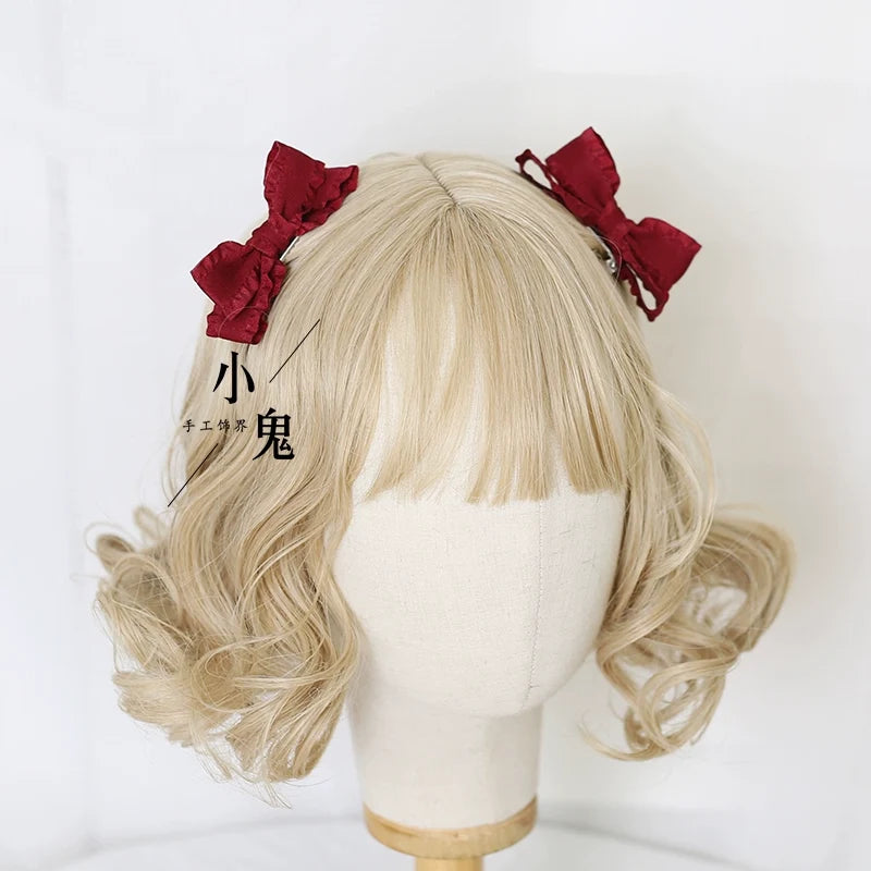 Xiaogui - Cute Lolita Headwear Ponytail - Hairclips Daily Lolita Accessories Headwear