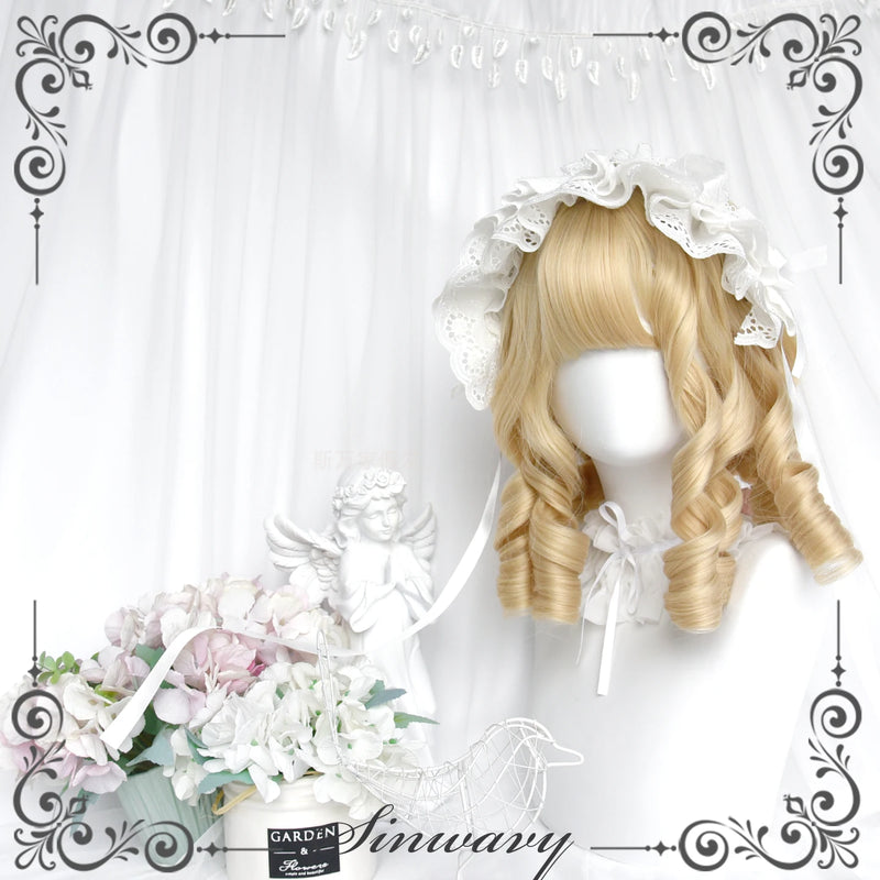 Platinum Roman-curl Lolita wig - view 3