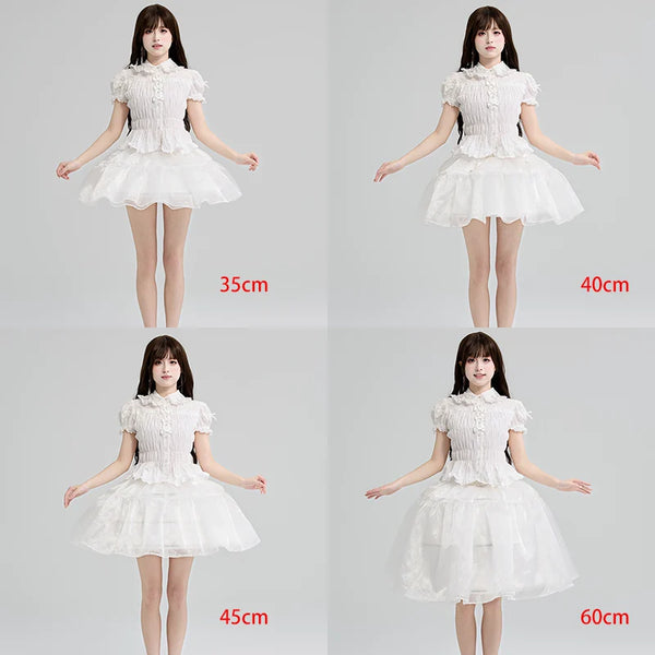 lolita裙撑鱼骨撑二钢三钢暴力卡门超蓬公主风蓬蓬裙逸斓汀雨裙撑