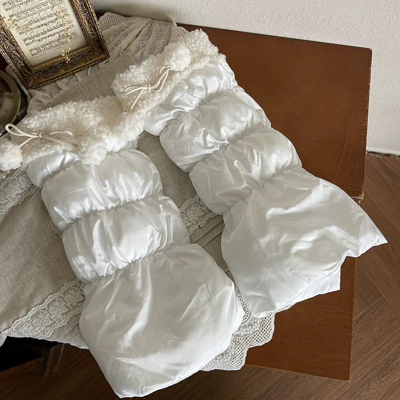 Sock Noble - Plush Pom-Pom - Lamb-Fleece Pom-Pom Sock Covers