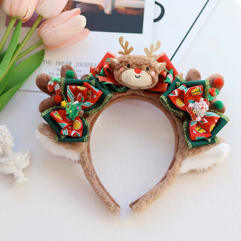Christmas Light-Up Lolita Headwear & Accessory Options — Christmas Doll Light-Up Headband B