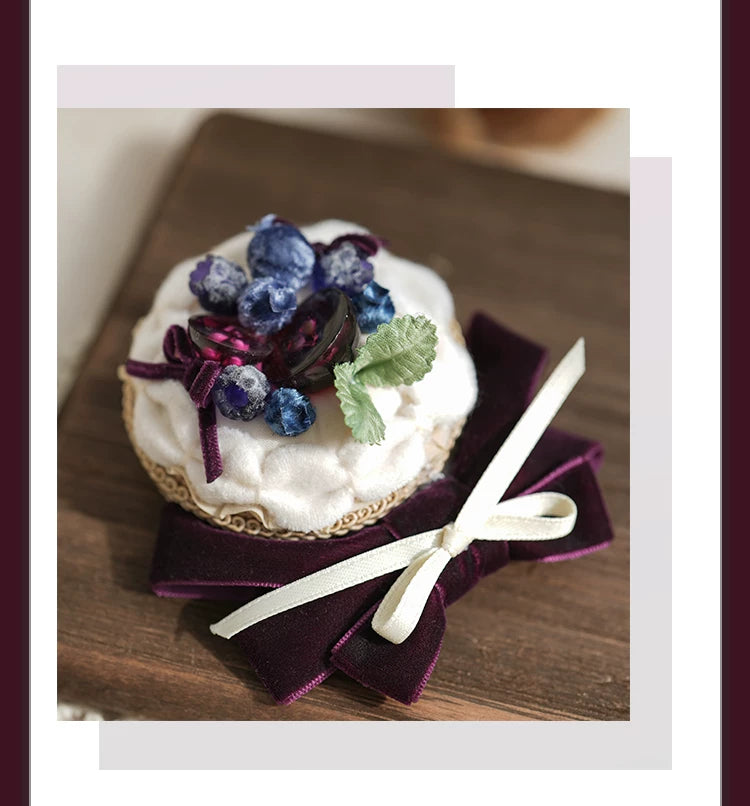 Star Box - Fruit Tart - Fruit-Tart Headwear with Hat, Hairband and Brooch Options