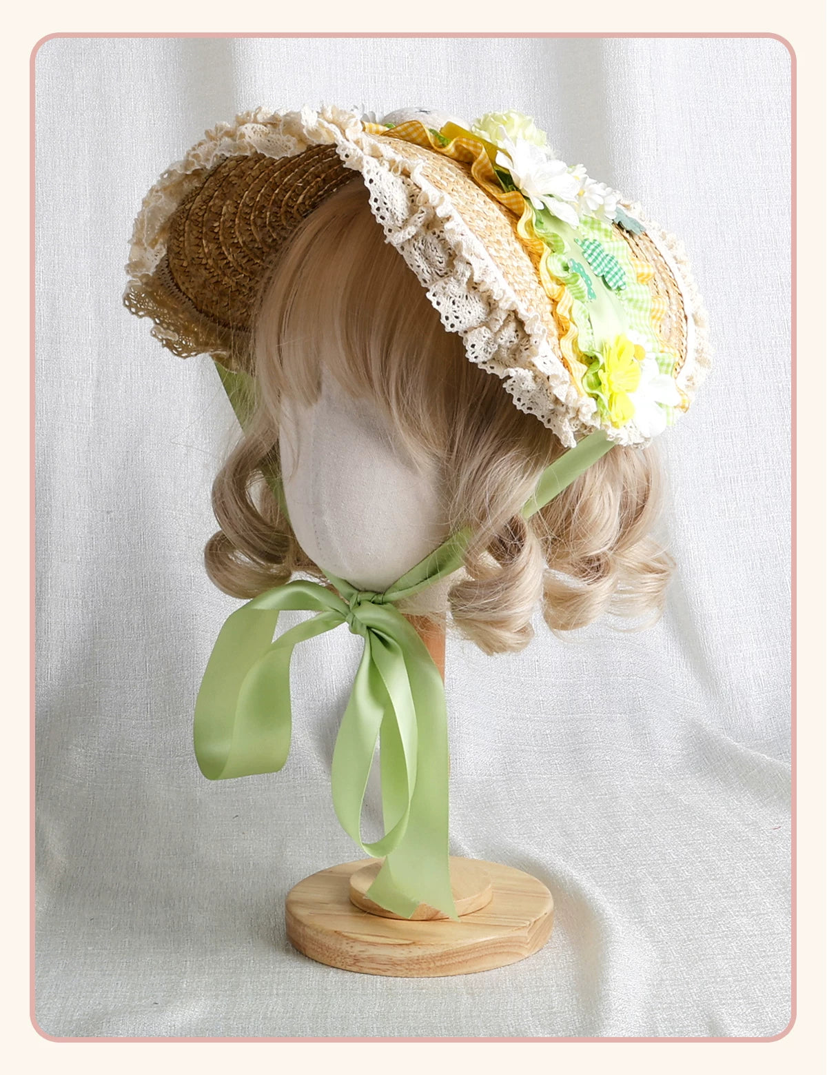 Stardust Rose - Pastoral Spring - Headwear with lace trim