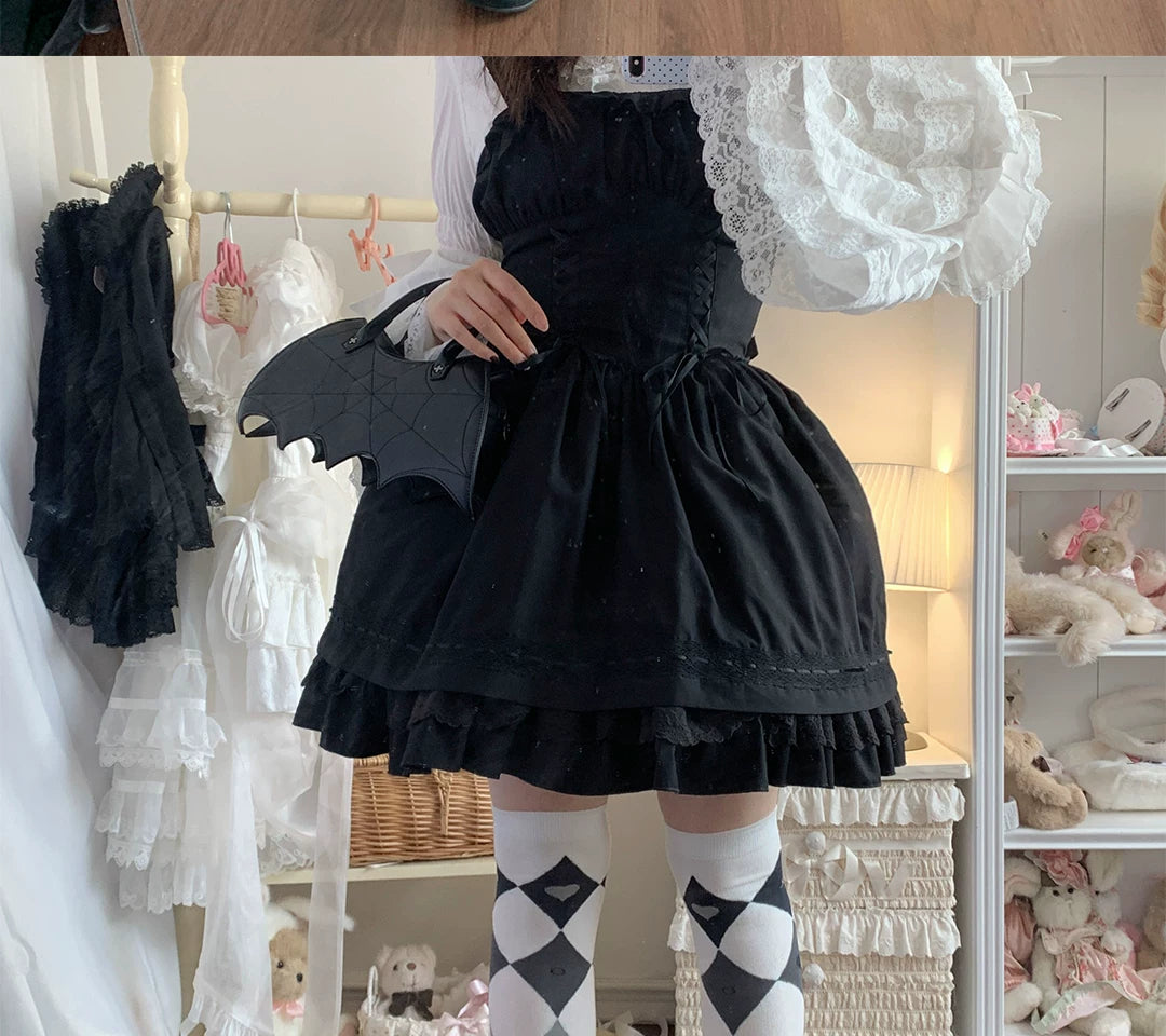 roji roji - Heart Argyle - Over-the-Knee Socks with Heart Motifs