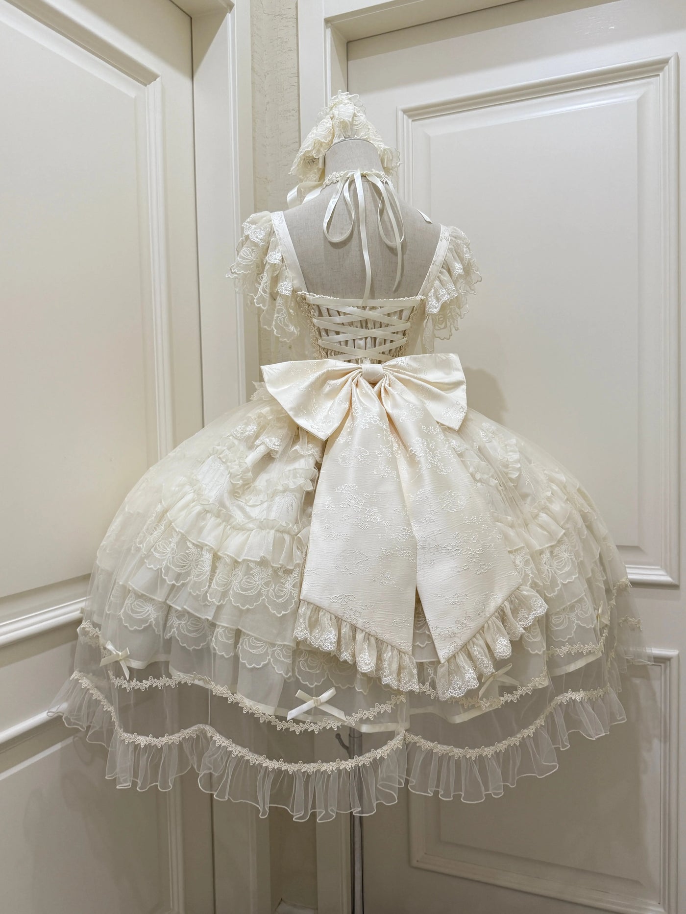 White Sugar Girl - Eternal Vow - Sweet lolita JSK with fitted corset