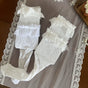 One pair of spliced over-the-knee lace stockings / One Size