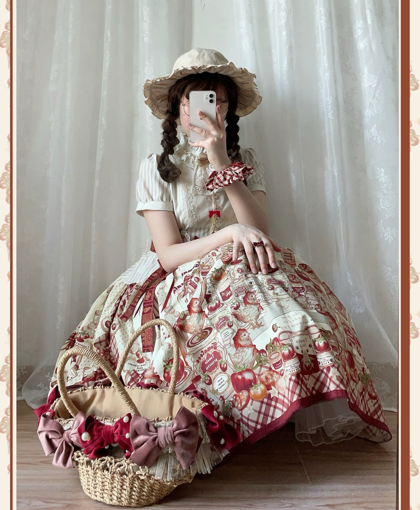 WF - Tomato Can - One-Piece Dress and Coordinate Pieces with Tomato Print