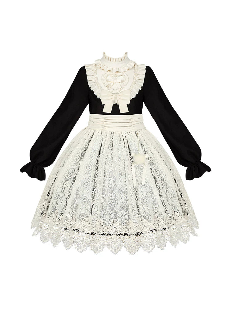 With PUJI - Twilight Choir - Lolita OP Dress detail view 5