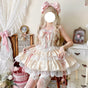 Pink bodice + skirt / S