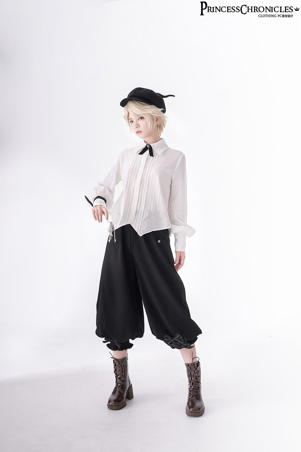 Princess Chronicles - Vintage Kawaii Bow Lolita Beret - Headwear