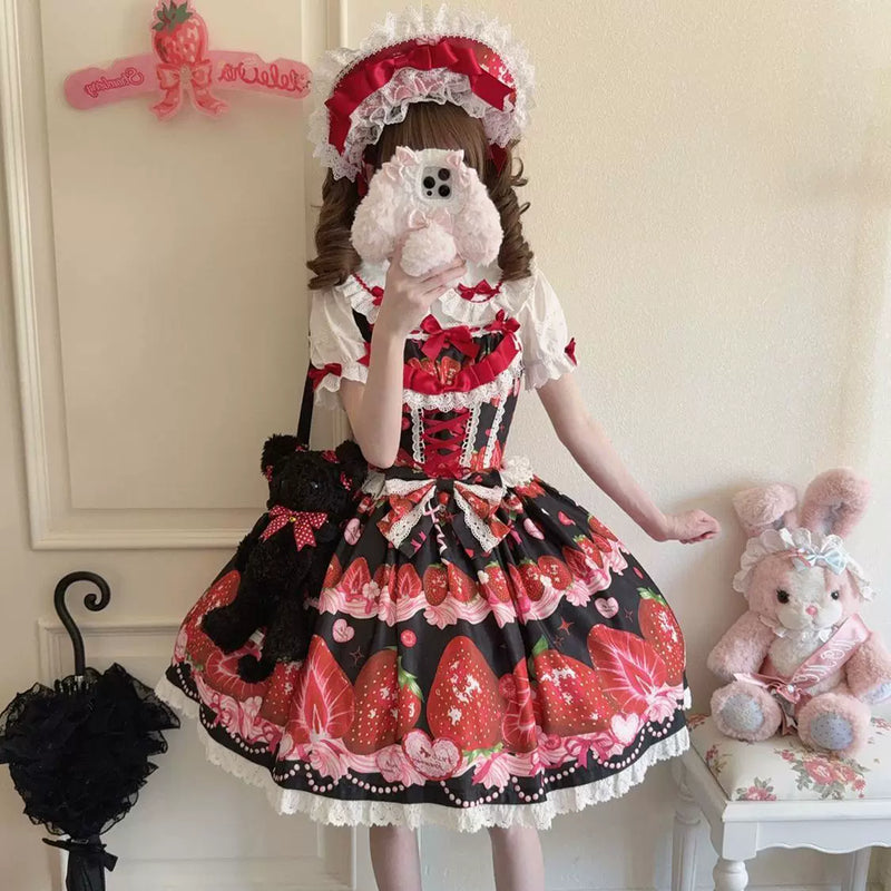 Hanguliang Sweet Berry Story JSK Dress