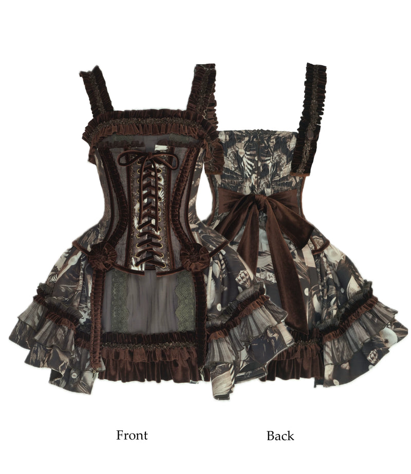 Nololita - Dream in Dream - Long or Short JSK with Layered Ruffle Skirt