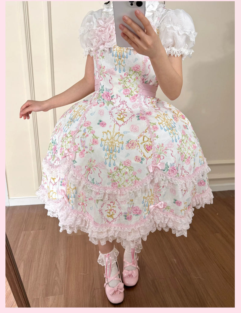 Tata Long Ear - Bath Ball Tata - Bell-Shaped Petticoat with Layered Ruffles