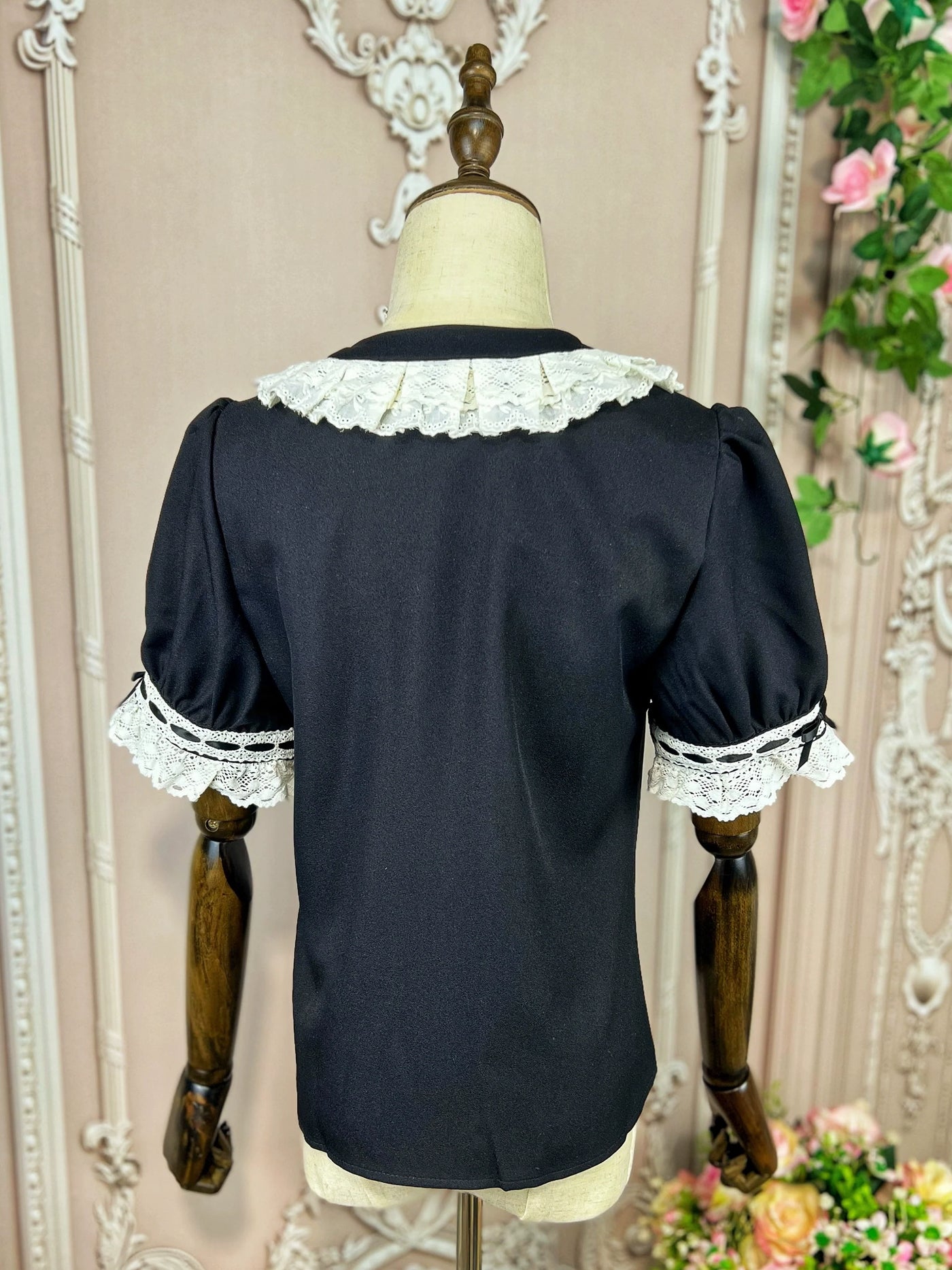 DMFS Lolita - DMFS - Sweet Lolita Shirt Vintage Doll Collar Summer Top