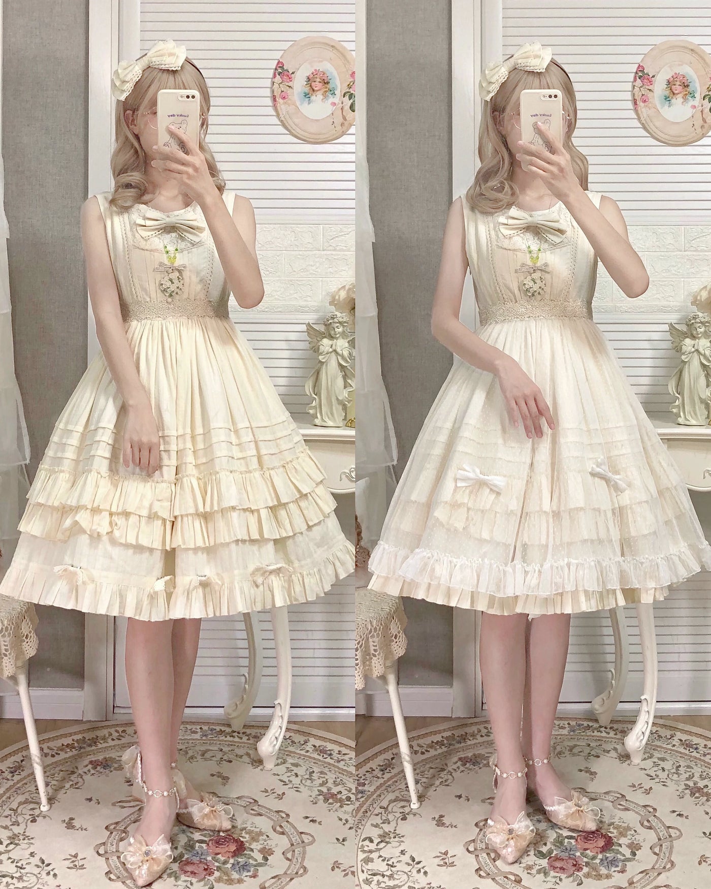 Strawberry Witch - Elegant Lolita Jumper Dress Solid - Color JSK JSK Dress