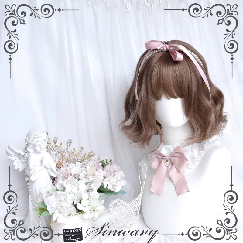 Hazelnut brown Lolita short curly wig - view 7