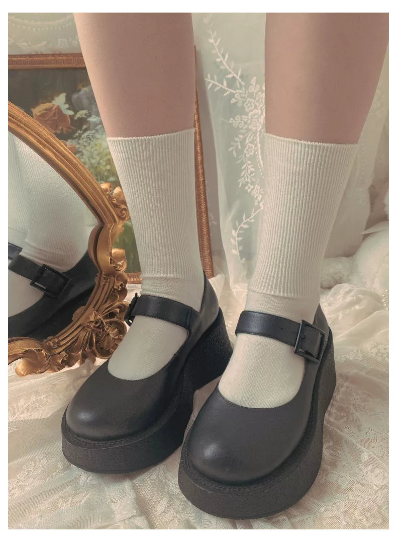 Sock Noble - Classic Academy - Mid-Calf Socks with Vertical Ribbing