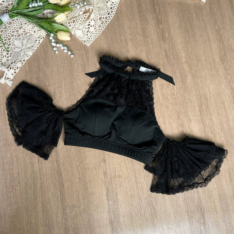 With PUJI - Early Morning on the Seine - Lolita Top, Detachable Styling detail view 9