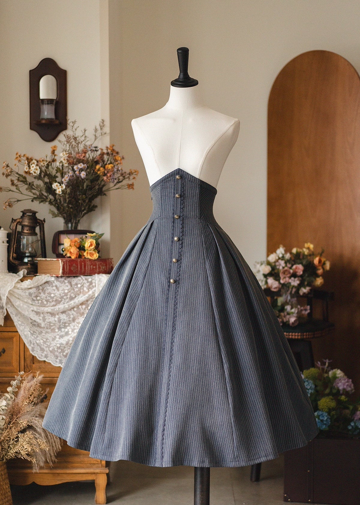 Forest Stationery - Classic Lolita SK Suit With Shirt And Coat (2XL L M S XL) 42087:725955