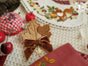 Broche double usage brodée feuille d'érable