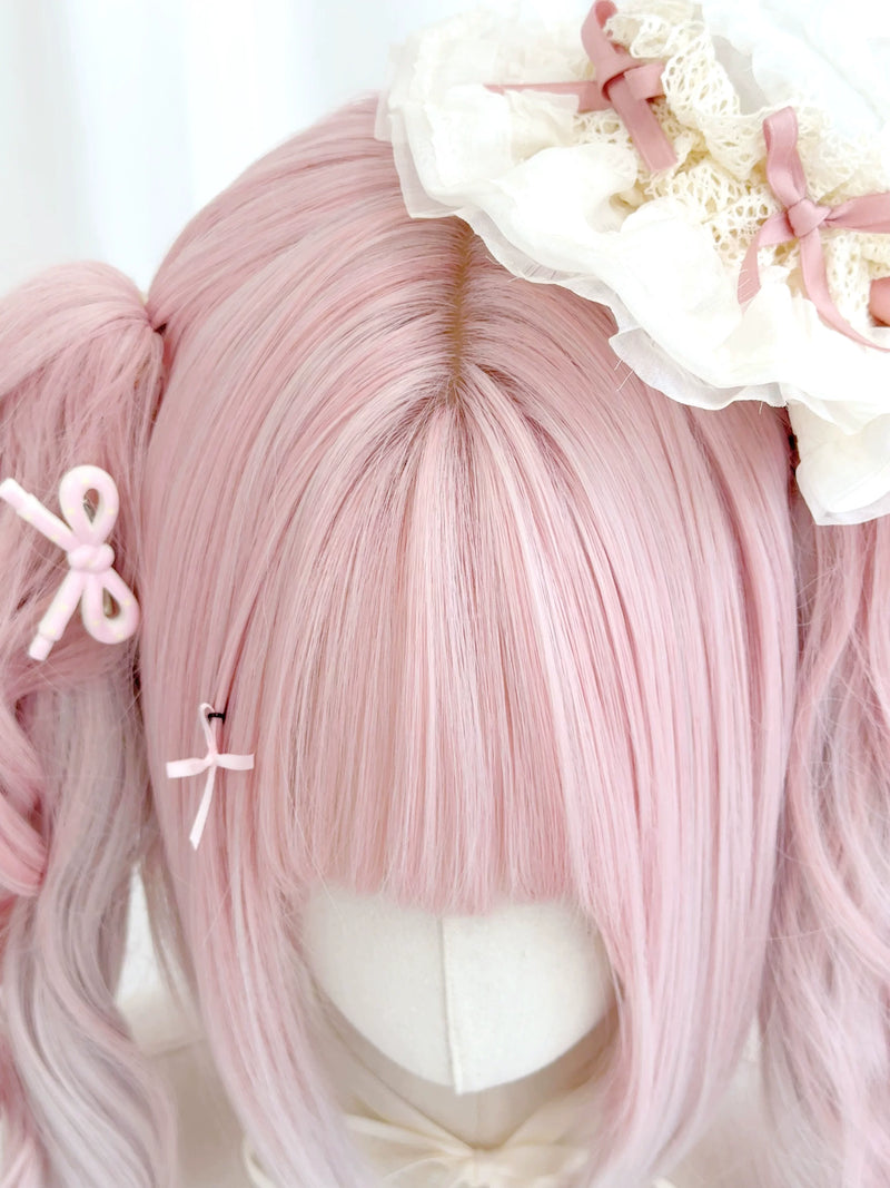 Kunkun Fish pink curly twin-tail Lolita wig - view 3