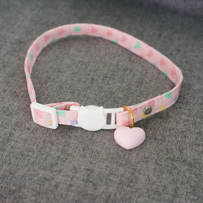 MaoJiang Handmade - Kawaii - Lolita accessory with an adjustable heart-shaped pendant choker