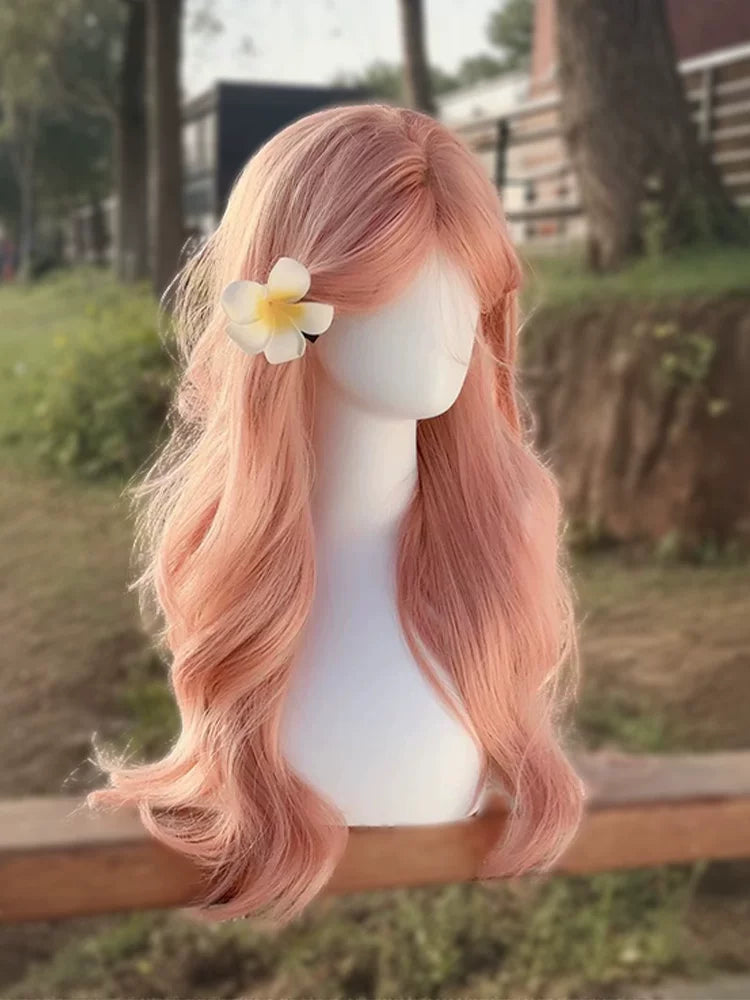 Kunkun Fish Spring Pink long wavy wig - view 3
