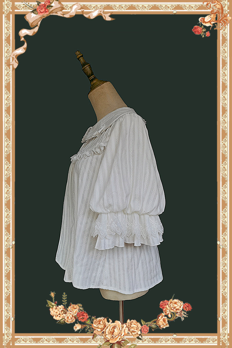 Infanta - Doll Lolita Cotton Short Sleeve - Blouse Innerwear