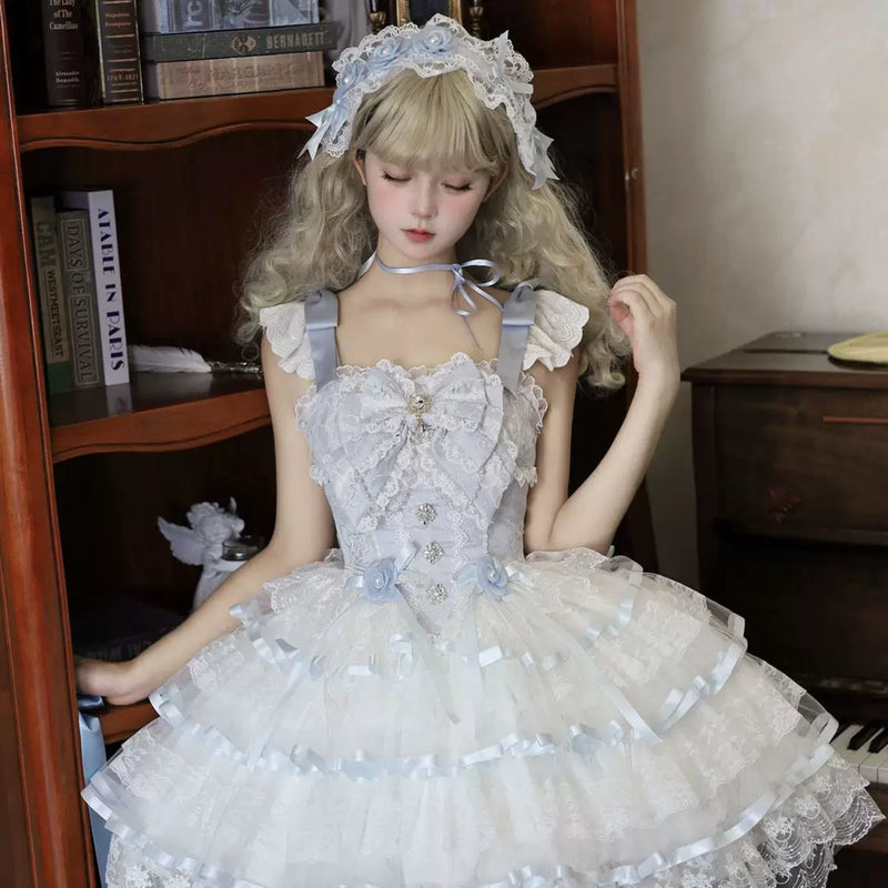 Hanguliang Rose Feather Spin Ballet JSK