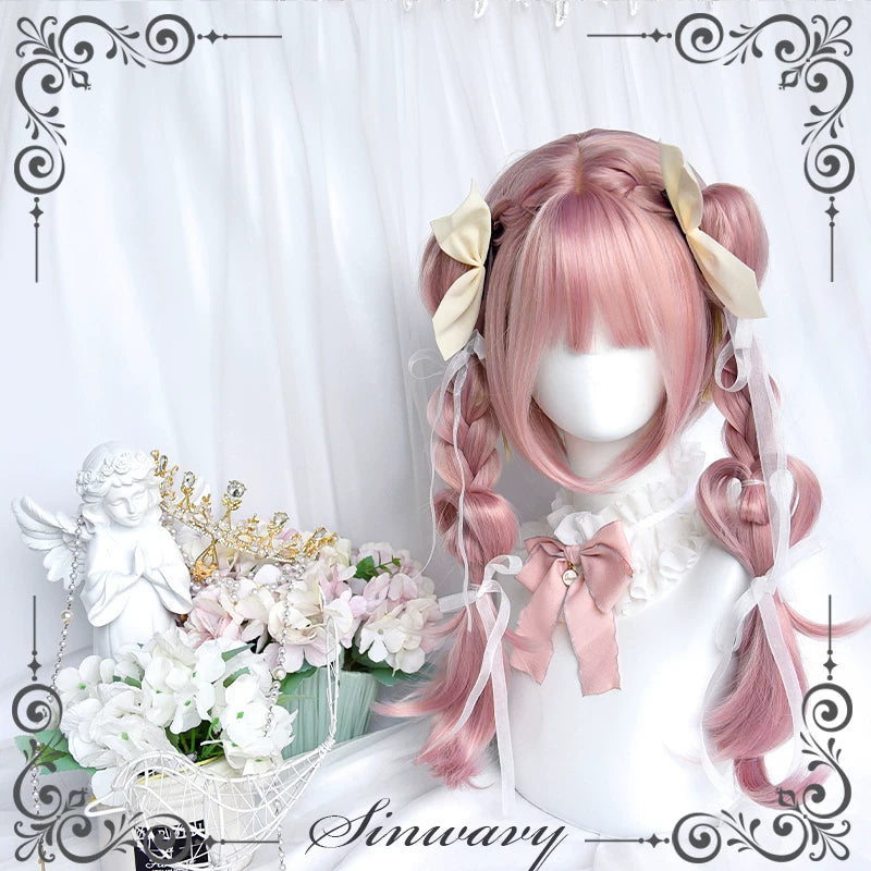 Sinwavy Sweetheart pink-purple twin-tail wig - view 4