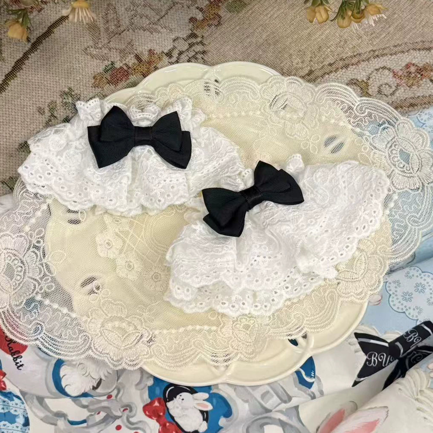 Mystery Rabbit Tea Party - Alice OP / JSK Lolita Dress - detail view 29