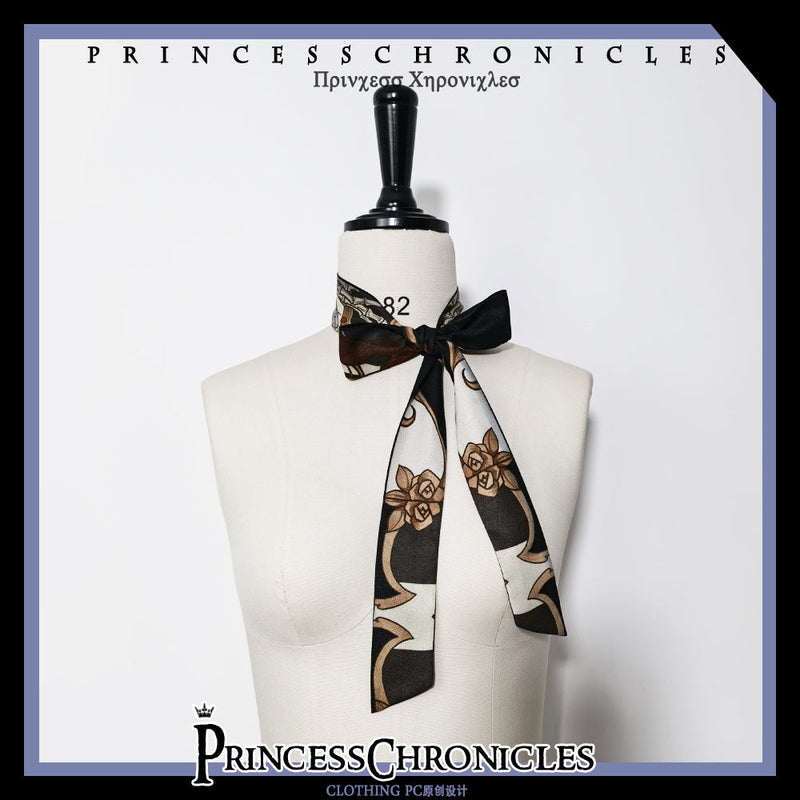 Night Instructions - Ouji Lolita Printing Hairband black