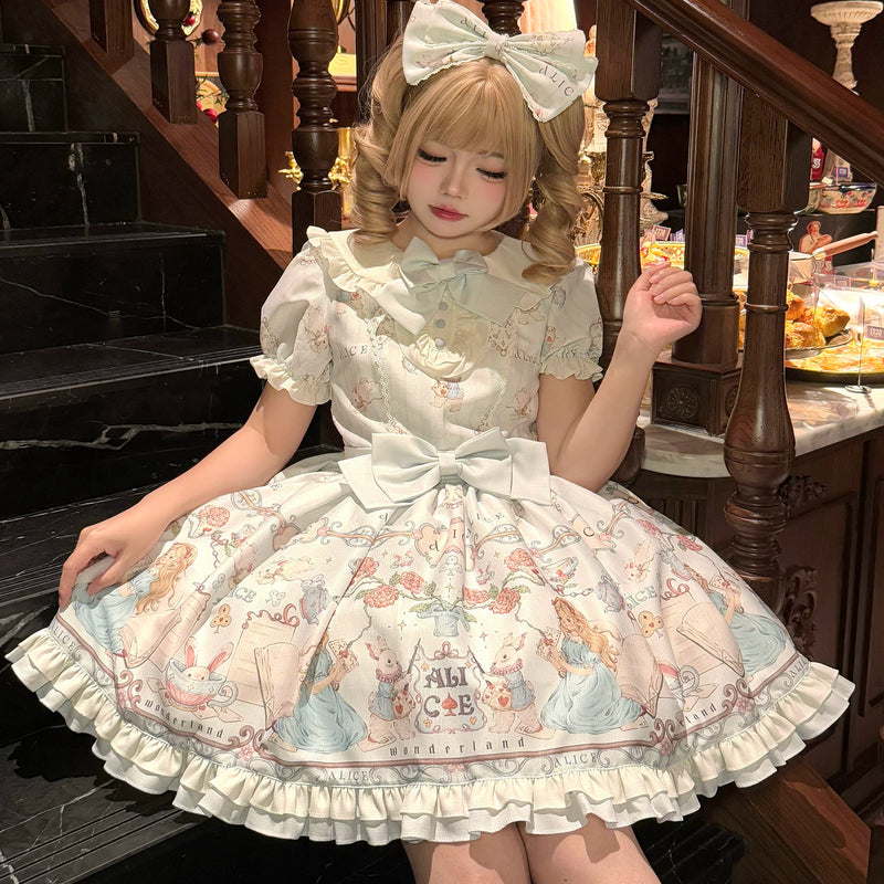 Doll Poetry - Alice in Wonderland Vintage Doll Lolita OP
