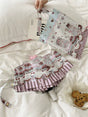 Automatic anti-rebound Thin Chocolate Berry Bear sun-protection all-weather umbrella