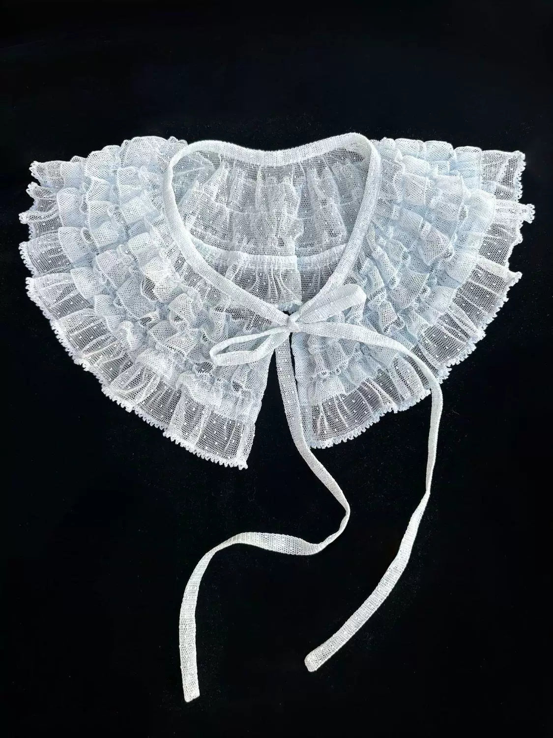 Sweetheart Dream Machine - Save the Wardrobe - Vintage Dotted-Tulle False Collar