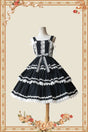 JSK - Black - White Cotton / S