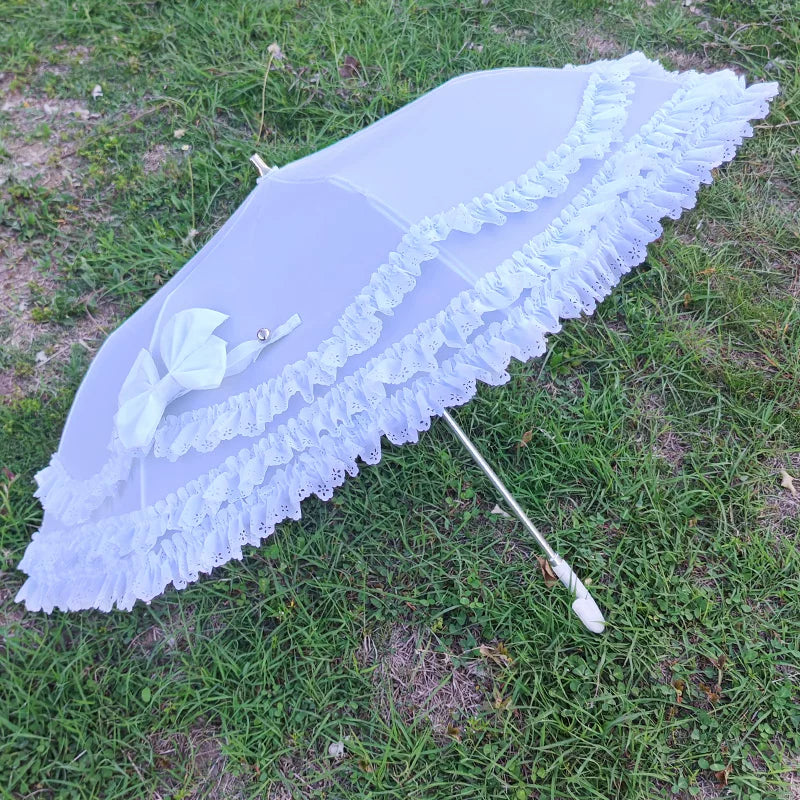 Independent Brand - Tiered Lace Two-Fold Lolita Parasol - product image 10