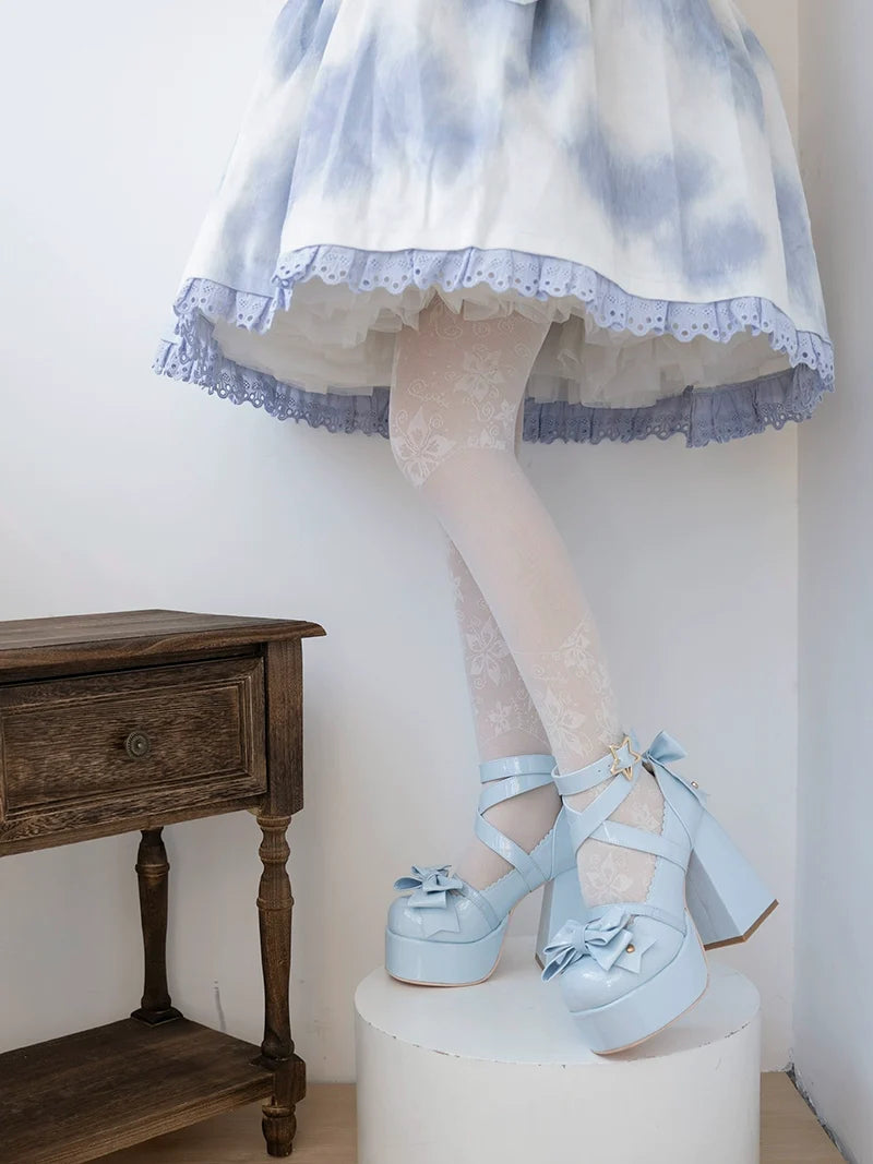 beauty bunny - Star Prayer - Round-Toe Lolita Shoes with One-Strap Star Buckle - product detail 4