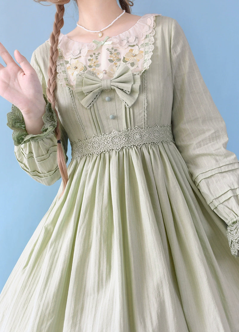 Strawberry Witch - Nerry - Sweet Lolita Embroidered OP Dress Multicolors