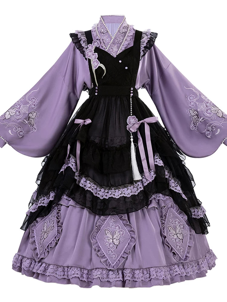 Fan Hua Xin Orchid Garden Qi Lolita Outfit Options — additional product view