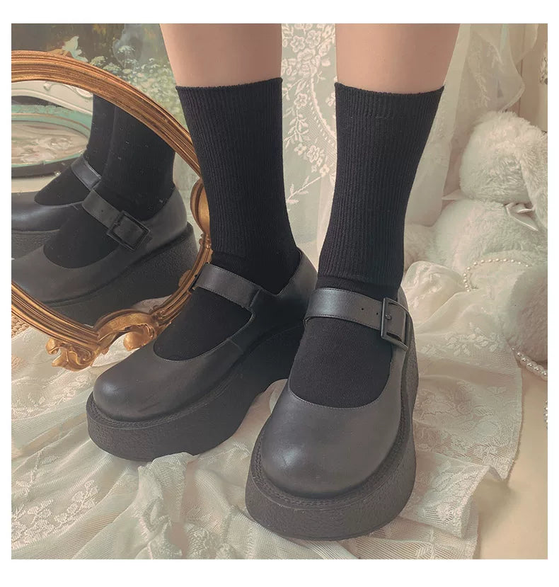 Sock Noble - Classic Academy - Mid-Calf Socks with Vertical Ribbing