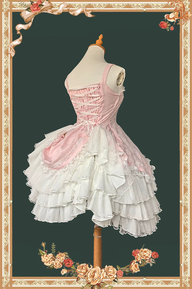 Infanta - Pearl Jewellery Box - Jacquard Bustle JSK