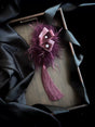 (Purple)One fluffy large claw clip