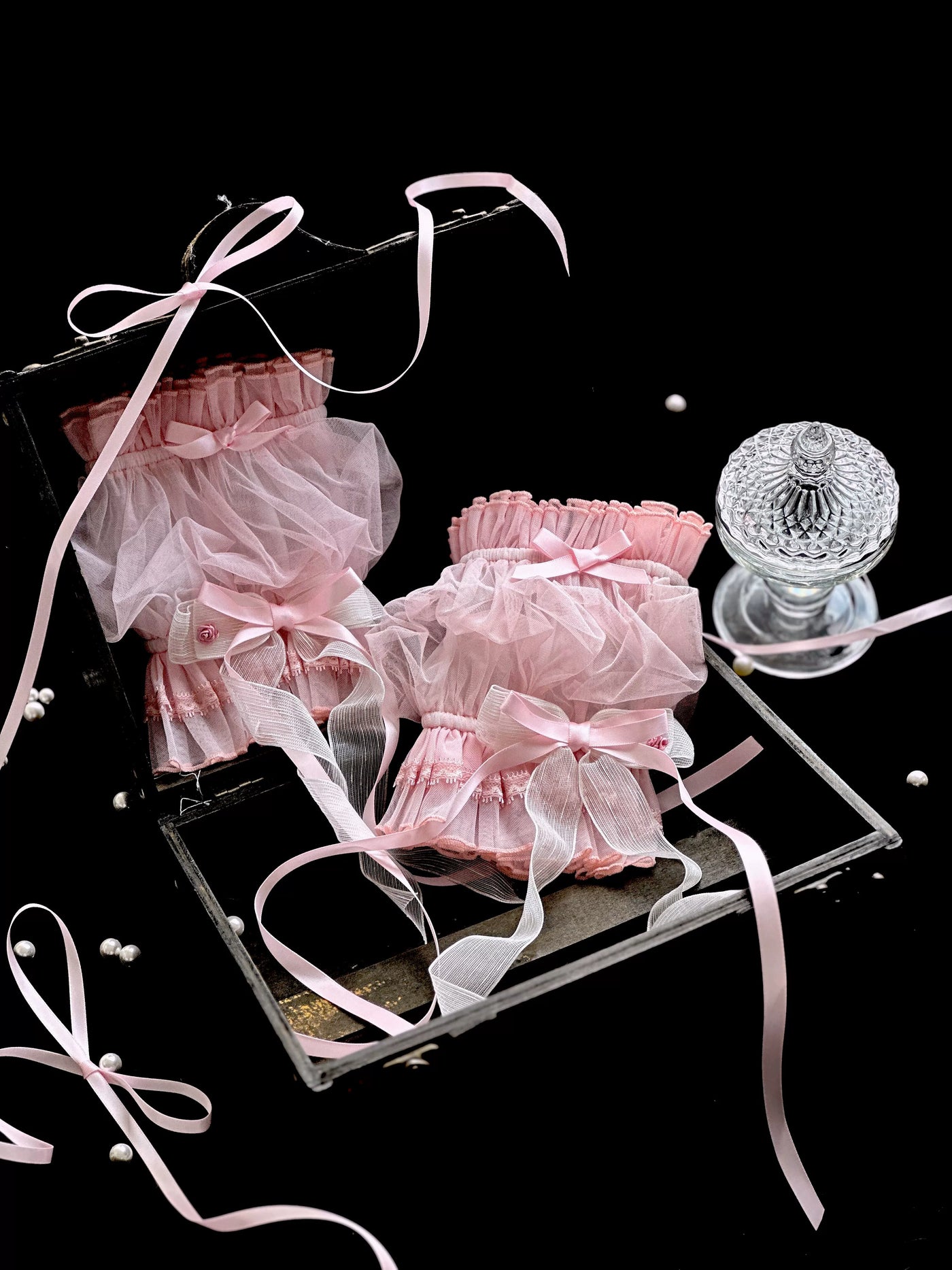 tonight - Lost Dreamland - Accessories with Fluffy Flowers and Trailing Ribbons