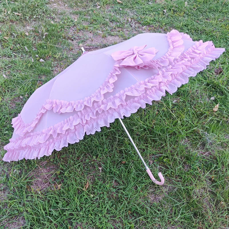 Independent Brand - Tiered Lace Two-Fold Lolita Parasol - product image 8