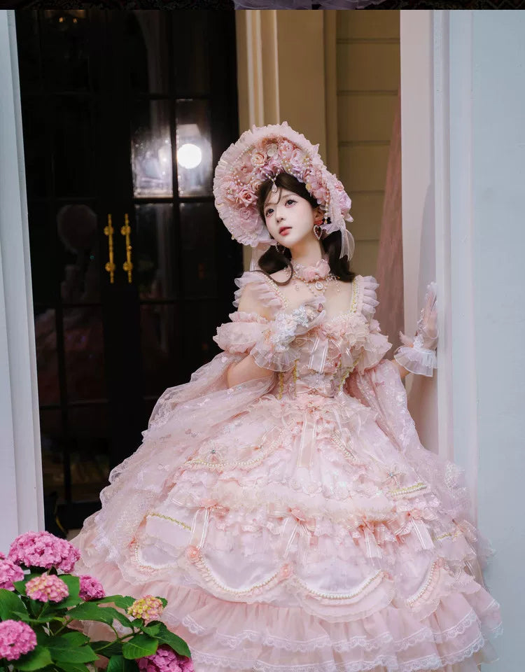 Cat Fairy - Princess on the Run - Misty Pink Lolita JSK