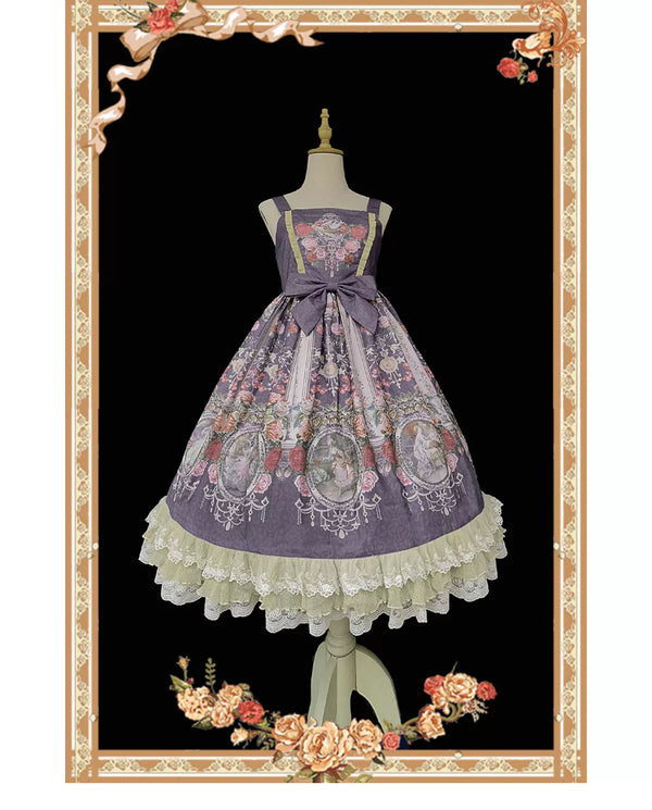 Infanta - Royal Fresco - Brushed Print JSK