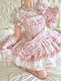 Sash + pink dress / S